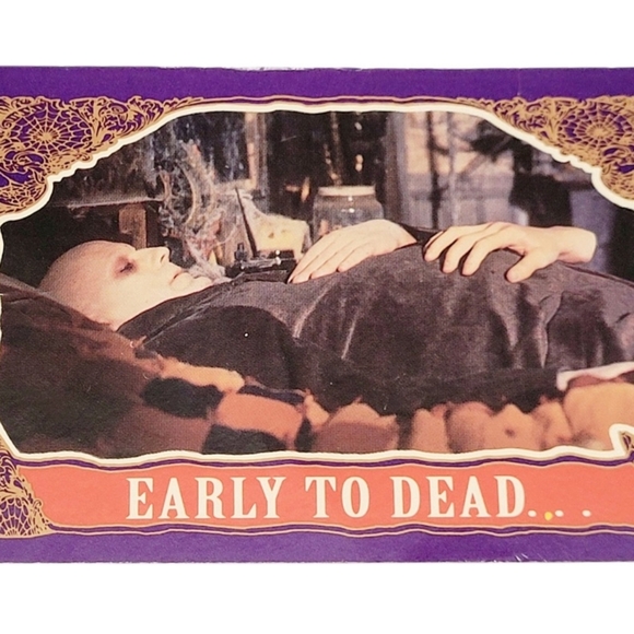 1991 Topps The Addams Family #32 Early To Dead & #68 Night Of The Big Bash Cards - Picture 14 of 15
